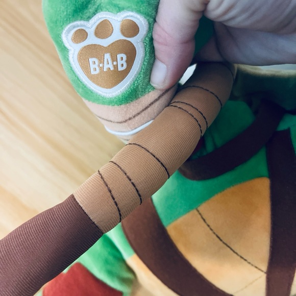 Green Ninja Build-A-Bear Turtle Plush Toy - Picture 6 of 6